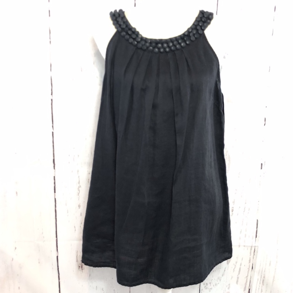 LILY STANHOPE BLACK BLOUSE SIZE Lc